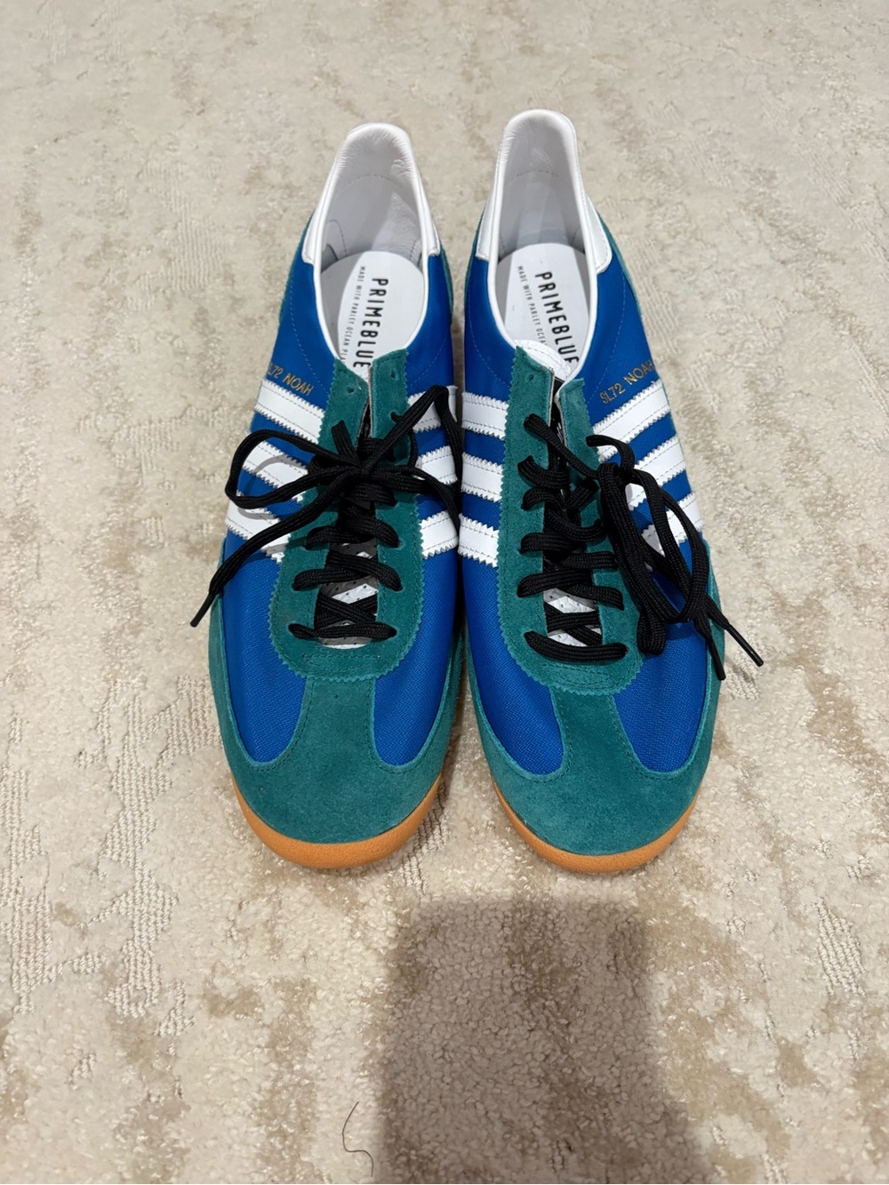 adidas Blue and Teal Retro-Inspired Men’s Sneakers